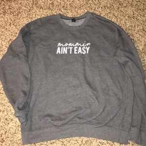 Crew neck sweatshirt